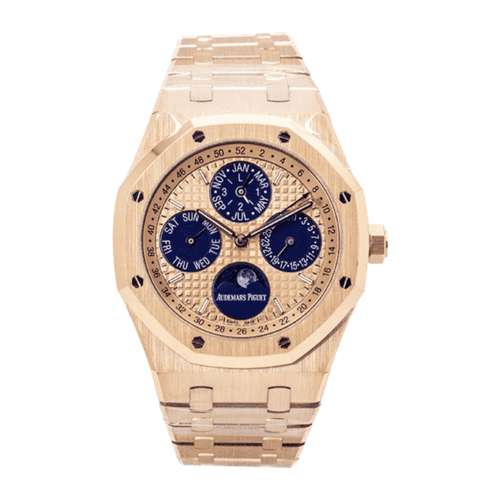Audemars Piguet Royal Oak Perpetual Calendar Gold Dial Replica