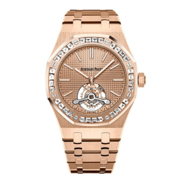 Audemars Piguet Royal Oak Tourbillon Rose Gold Diamond Replica