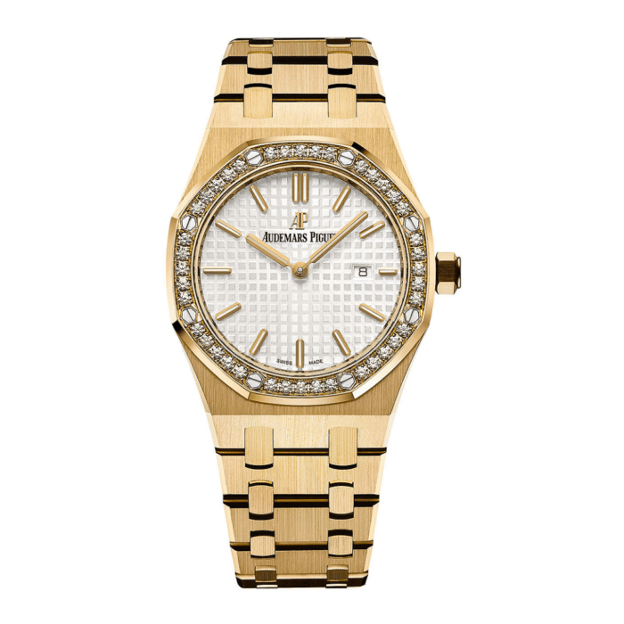 Audemars Piguet Royal Oak Yellow Gold Diamond Bezel Replica