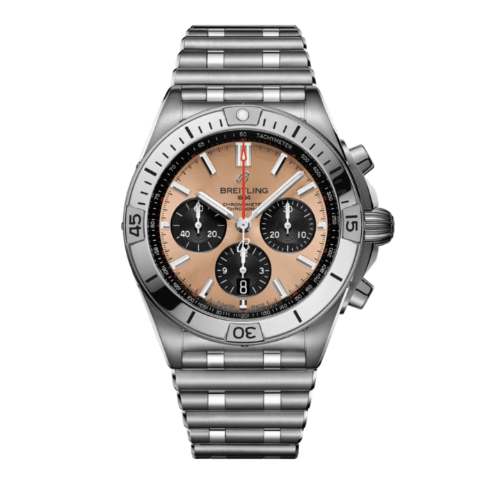 Breitling Chronomat Rose Gold Dial Replica