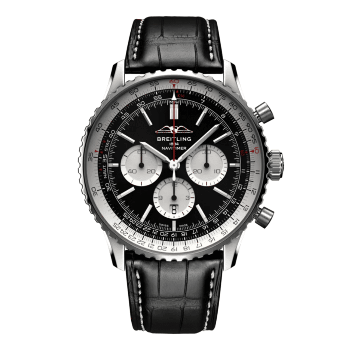 Breitling Navitimer B01 Chronograph Black Dial Replica