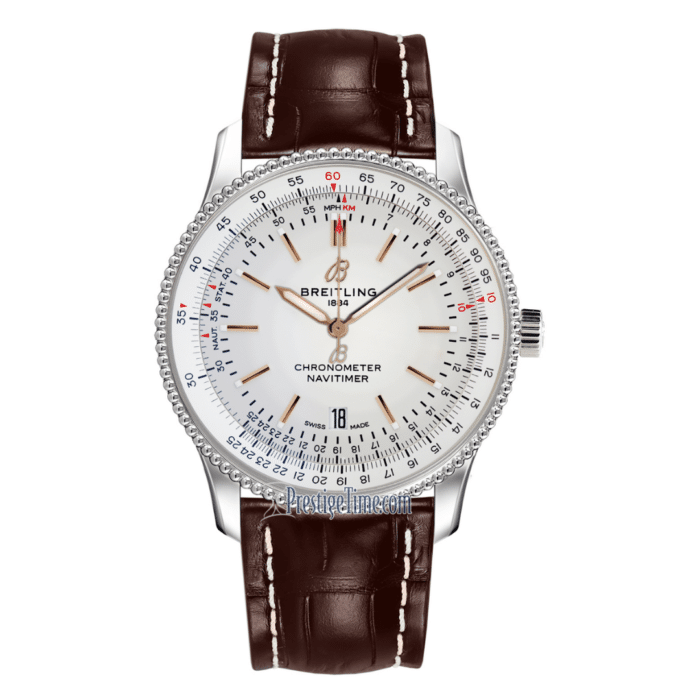 Breitling Navitimer White Dial Leather Replica