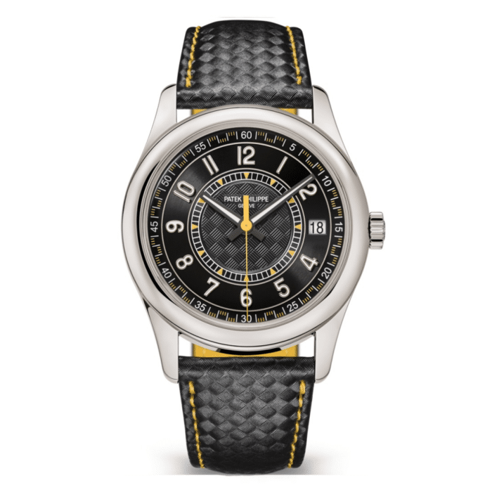 Patek Philippe Calatrava 6007G Black And Yellow Dial Replica