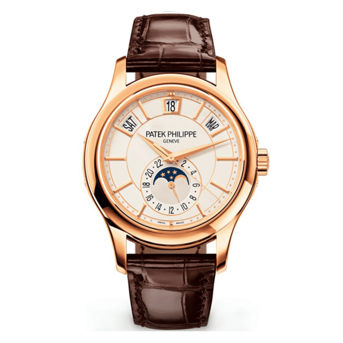Patek Philippe Complications 5205 Rose Gold White Dial Replica