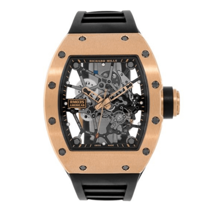 Richard Mille Rm035 Americas Toro Rose Gold Replica