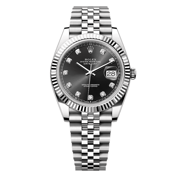 Rolex Datejust Black Diamond Dial Replica