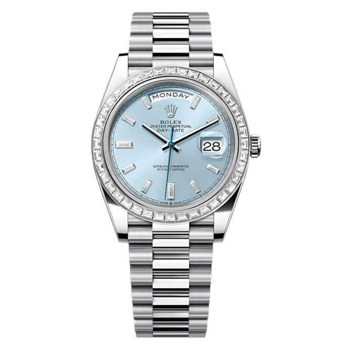 Rolex Day Date 40 Diamond Bezel And Dial Replica
