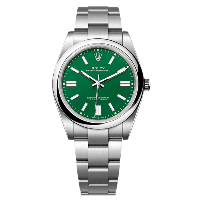 Rolex Oyster Perpetual Green Dial Replica
