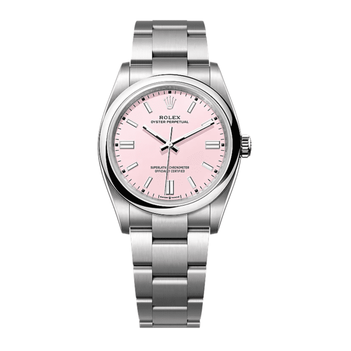 Rolex Oyster Perpetual Pink Dial Replica