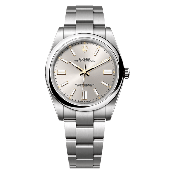 Rolex Oyster Perpetual Silver Dial Replica