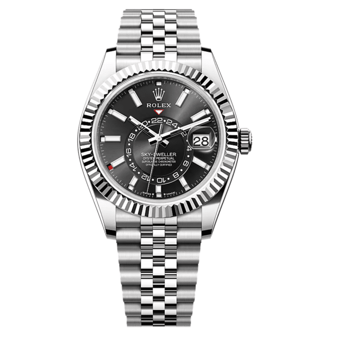 Rolex Sky Dweller Black Dial Replica