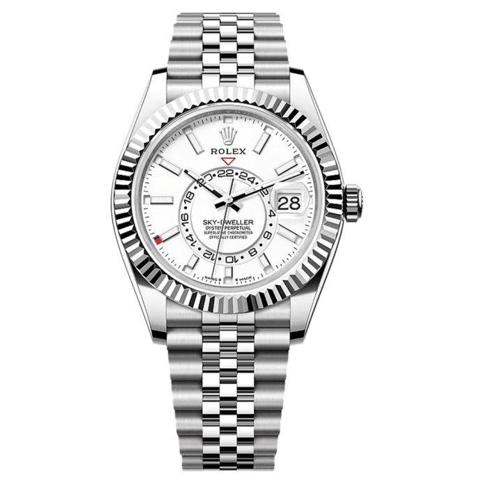 Rolex Sky Dweller White Dial Replica