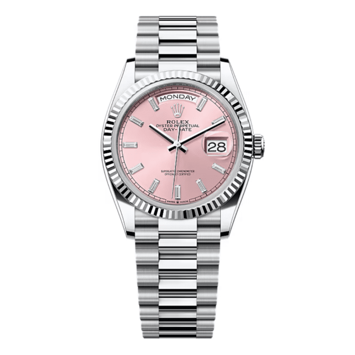 Rolex Day Date 36 Pink Diamond Dial Replica