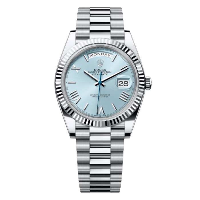 Rolex Day Date Ice Blue Dial Replica