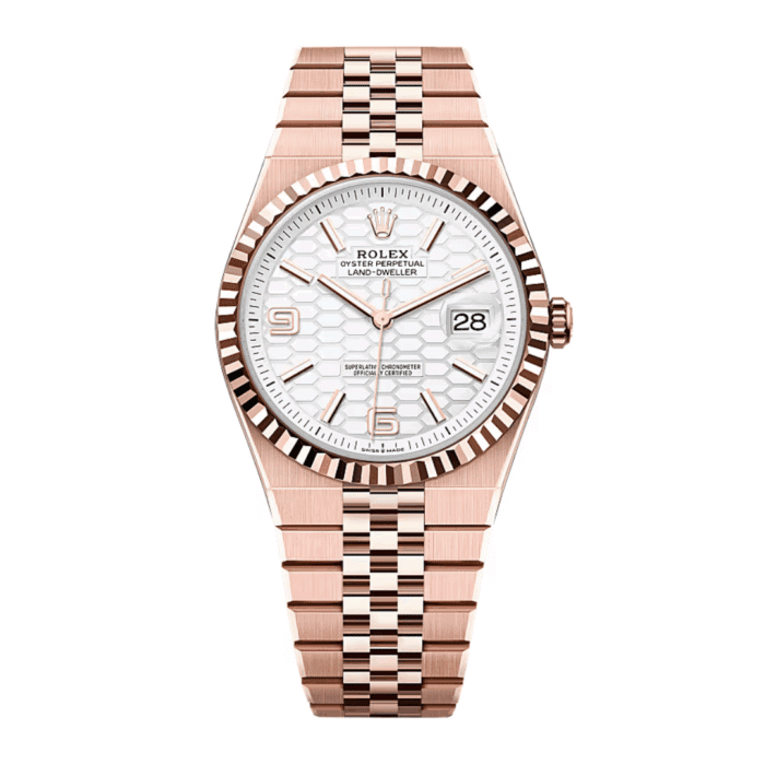 Rolex Land Dweller Rose Gold Replica