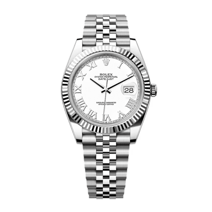 Rolex Datejust White Roman Dial Replica 1